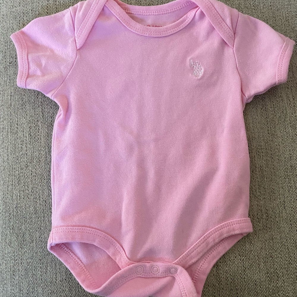 Pink Ralph Lauren Onsie 6-9 months
